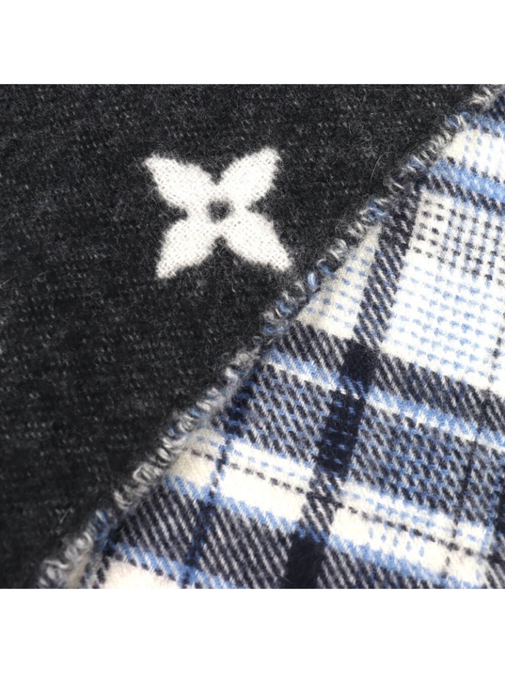 Louis Vuitton Echarpe Mini Reykjavik Cashmere 100% LV with Circle Brooch - Picture 4 of 12